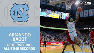 Armando Bacot Becomes UNC All-Time Rebounds and Double-Doubles Record Holder