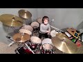 Smells Like Teen Spirit by Nirvana Drum Cover by 7 year old