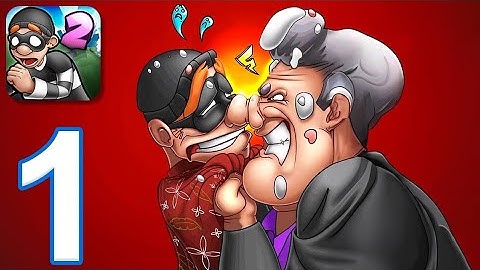 Robbery Bob 2 - Gameplay Walkthrough Part 1 - Mafioso: Levels 1 - 4 (iOS, Android)