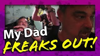 My Crazy Angry Dad Goes Psycho And Starts Destroying Stuff In My Room