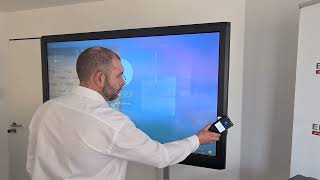 Whiteboard Windows Login & Logout Via Smartphone Id Elatec App Hid Digital Persona, Germany 2022