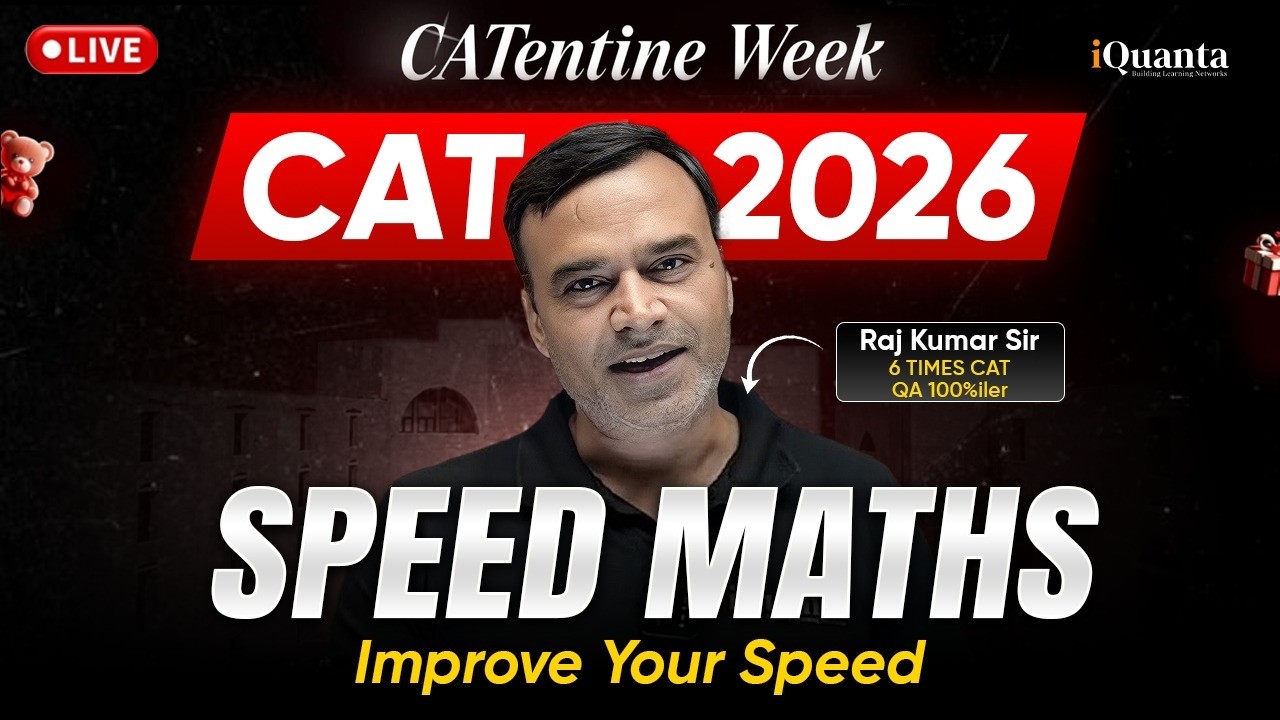 CAT Preparation for Beginners 2026 | Speed Maths Basics | Quants ...