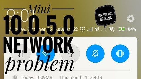 Miui network problem||redmi y2 2nd sim slot not working||redmi note 5 pro||