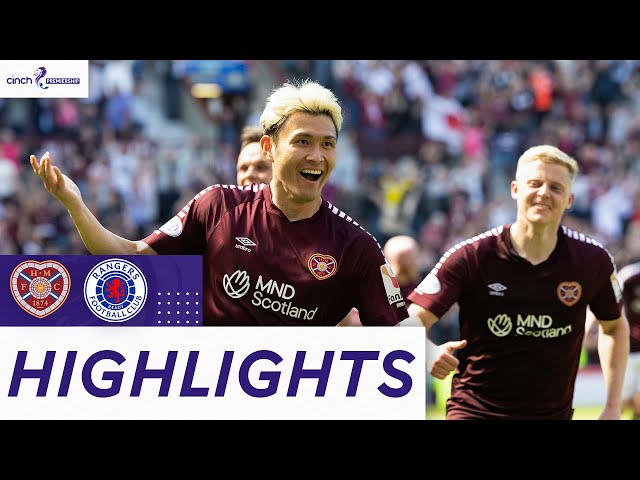 Hearts 3-3 Rangers | Tagawa Snatches Draw For Hearts With Last Minute Equaliser | cinch Premiership