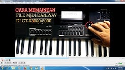 Cara Memainkan File Midi & Wav pada Casio CTX 3000/5000  - Durasi: 2:33. 