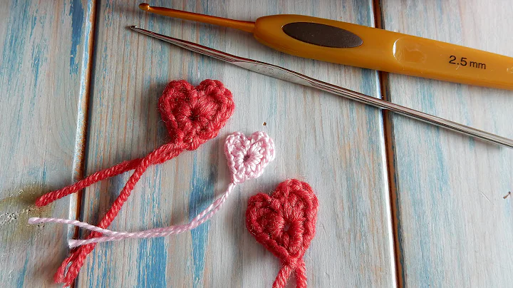 Learn to Crochet a Mini Heart in Minutes