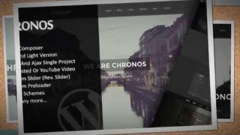 Chronos – Parallax One Page WordPress Theme  + Download