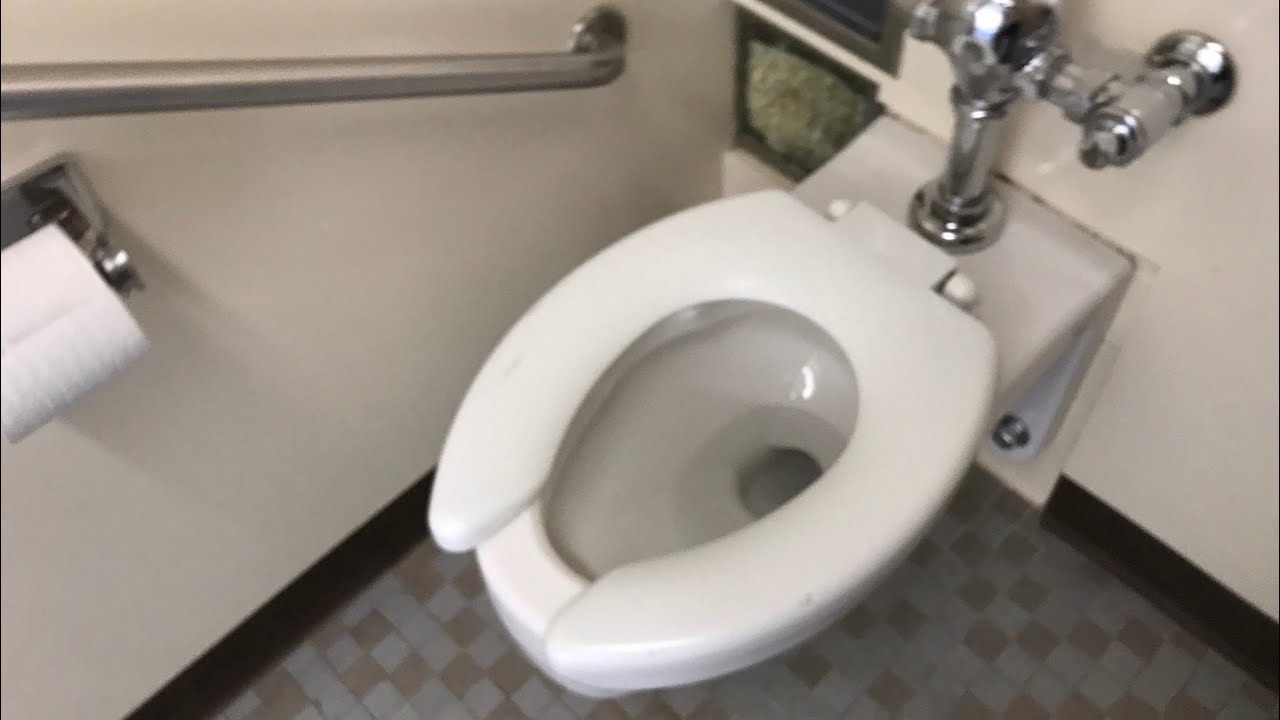 1970’s American Standard Canadian Afwall Toilet with Bedpan Lugs YouTube