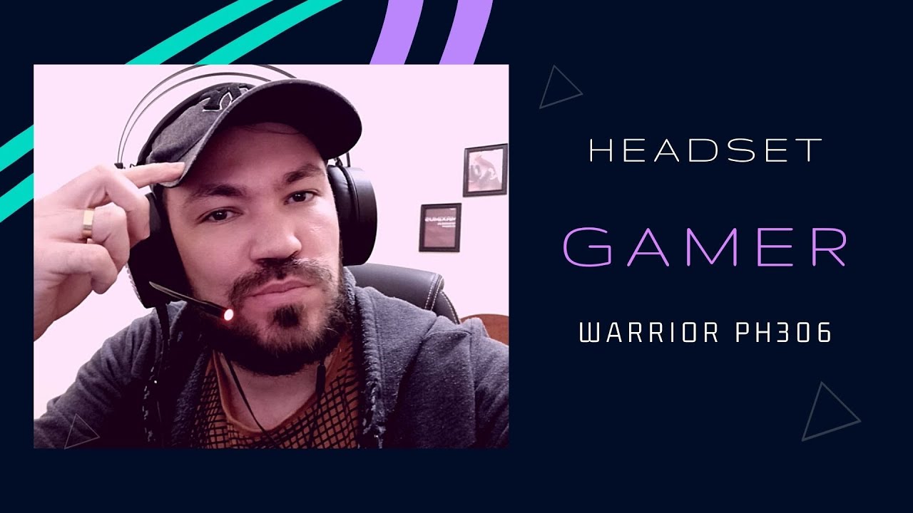 Headset Gamer Warrior PH 306 (Unboxing e Primeiras Impressões) - YouTube