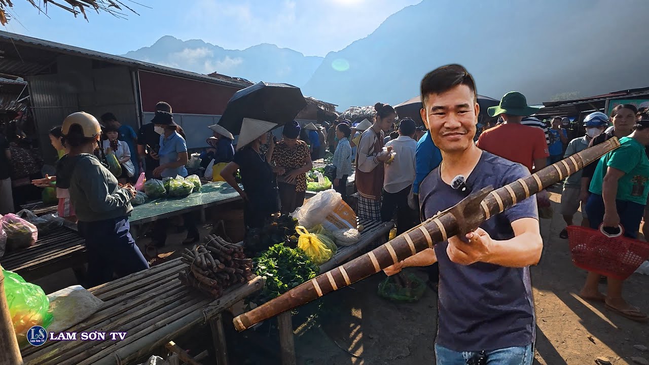 Chợ phiên Phố Đoàn: Chợ người Thái ở thung lũng Pù Luông | LAM SƠN TV