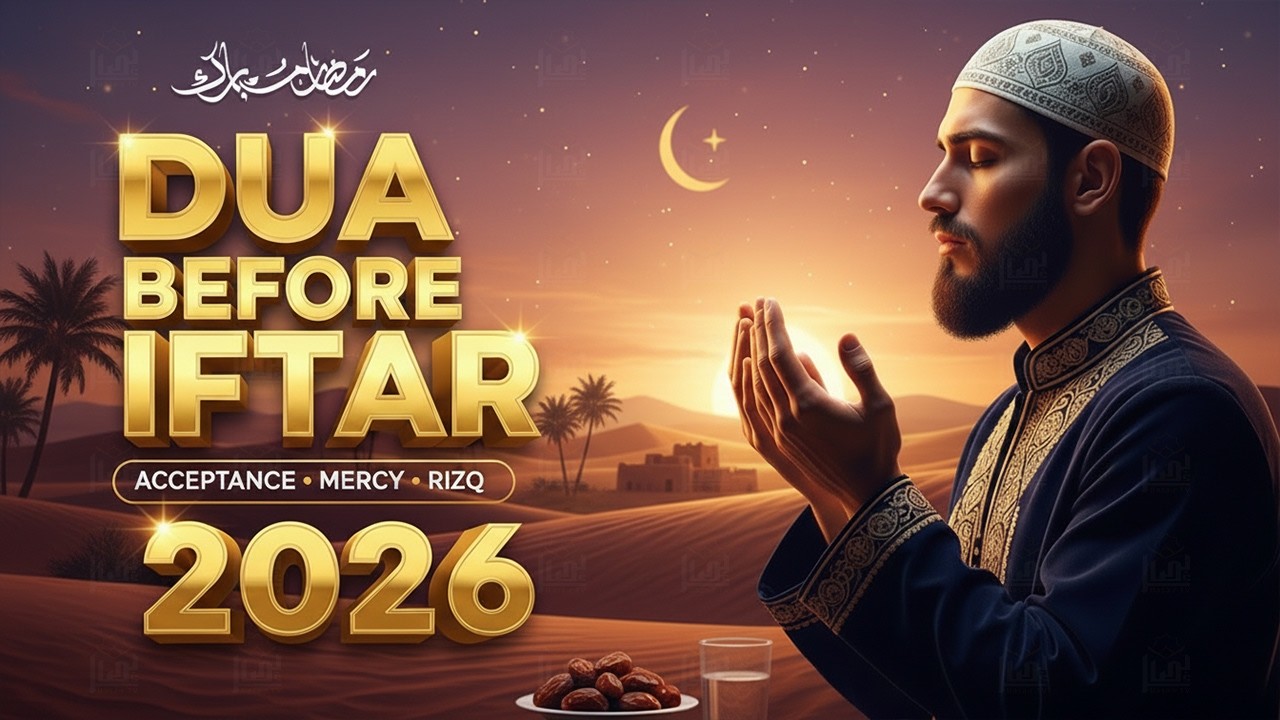 Ramadan Dua Before Iftar 2026 | LISTEN NOW | This Dua Will Touch Your Heart | #ramadan2026