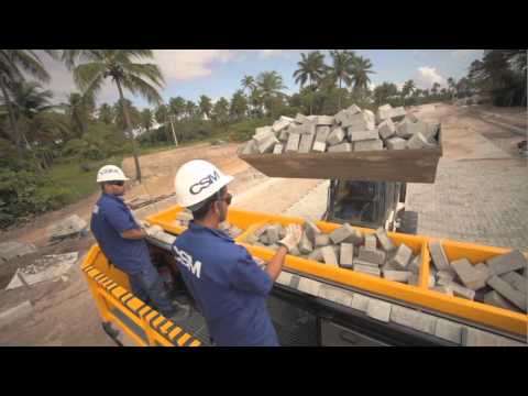 Vídeo: Pavimentadoras de concreto: tecnologia de assentamento