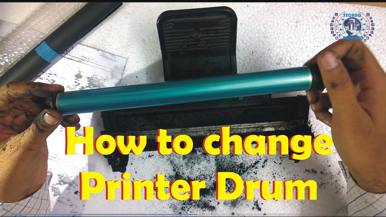 How To Change Drum How to replace drum toner Replace Drum Samsung