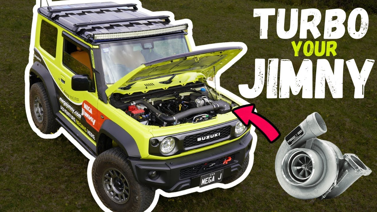 Как сделать турбонаддув на Suzuki JIMNY!