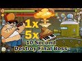 INSANE!!! 10 SECOND DESTROY FINAL BOSS WITH BOM & PIANO