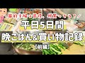 【食費月2万】平日5日間の節約晩ごはん｜食費2万の節約主婦。普段、何買ってるの？【前編】
