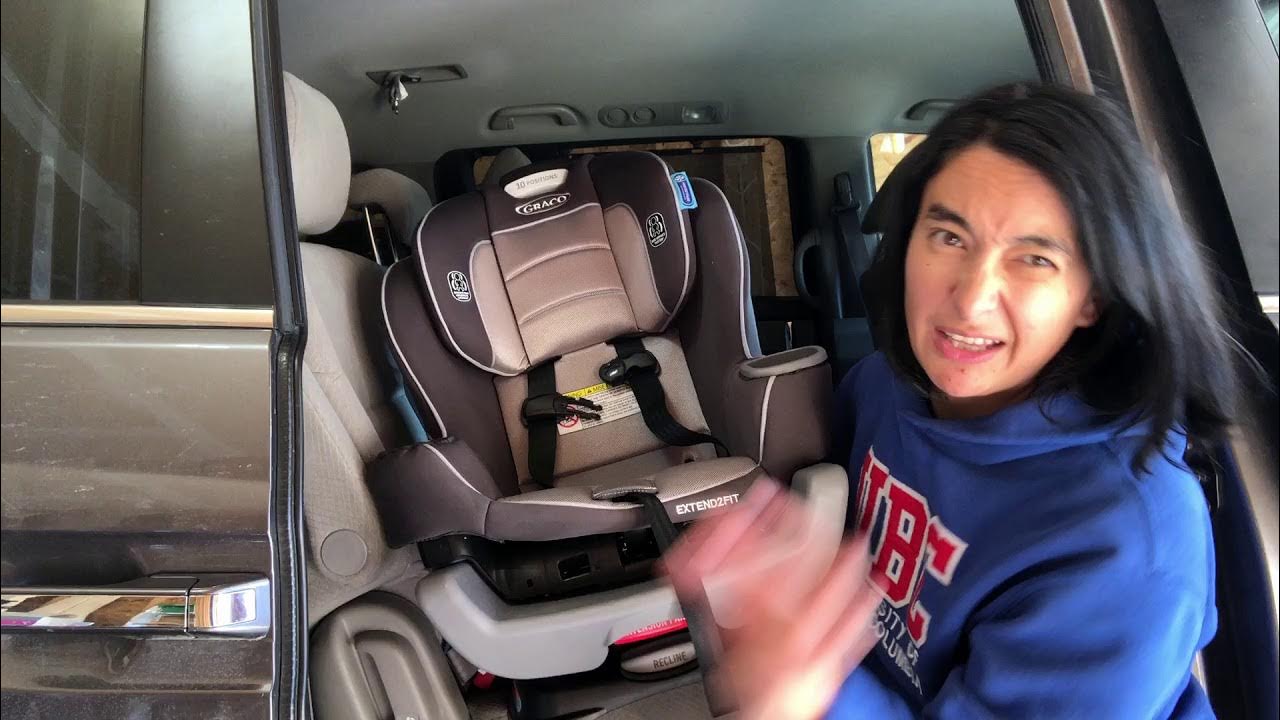 Graco Extend2Fit RearFacing Installation with UAS YouTube