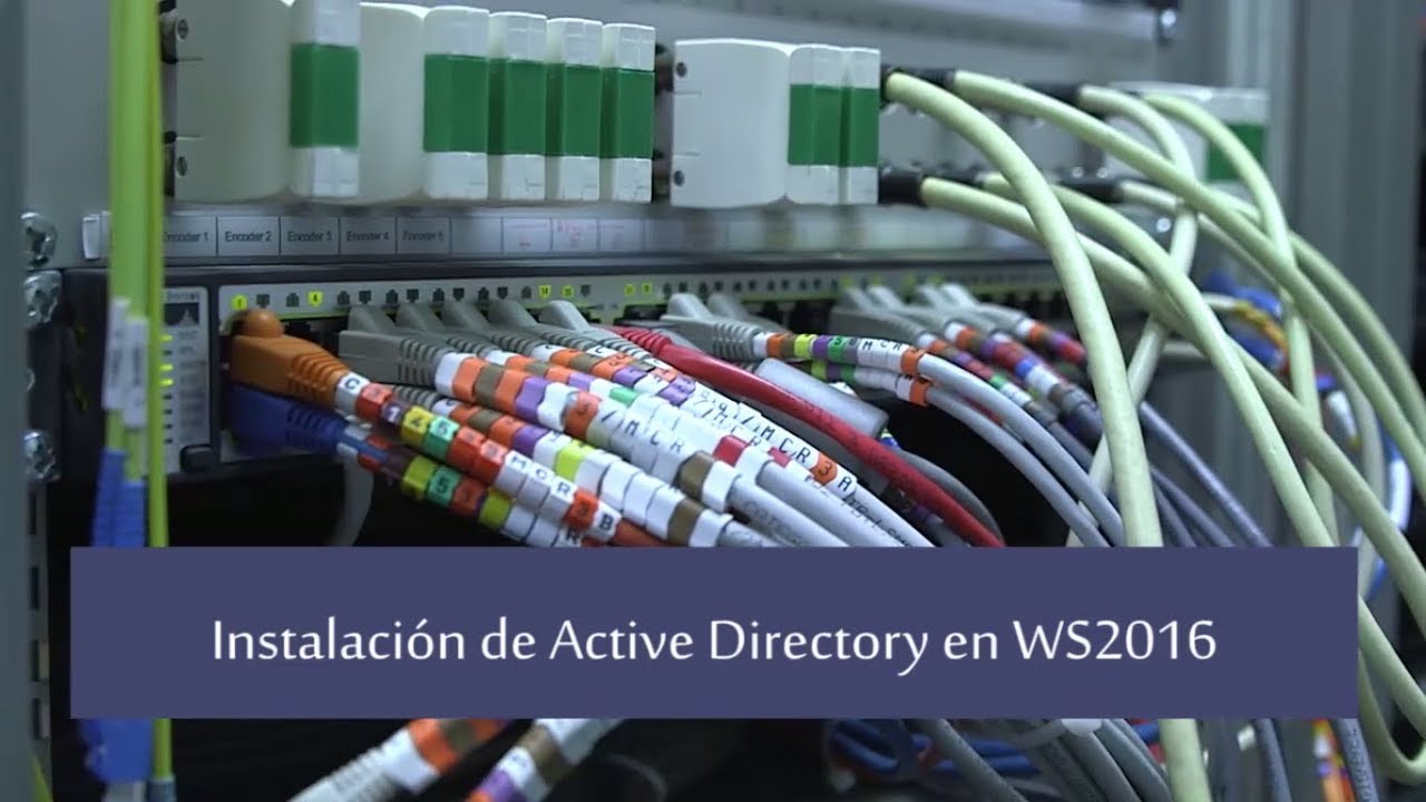 Instalación de Active Directory en Windows Server 2016 - YouTube