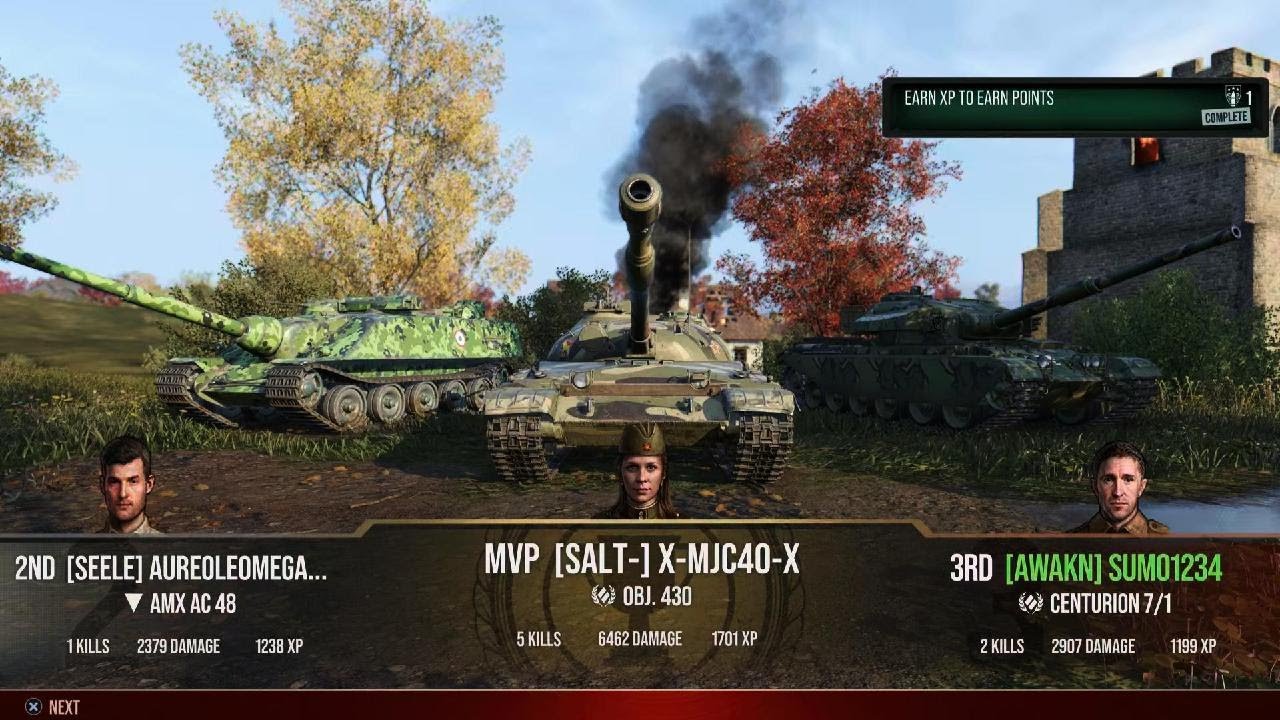 World of Tanks - OBJ430 Ace on Redshire