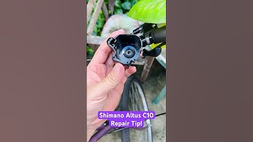 Shimano Altus C10 Shifter (Won’t Shift) Repair Tip #bicyclerepair #bicycleparts #shimano #cycling