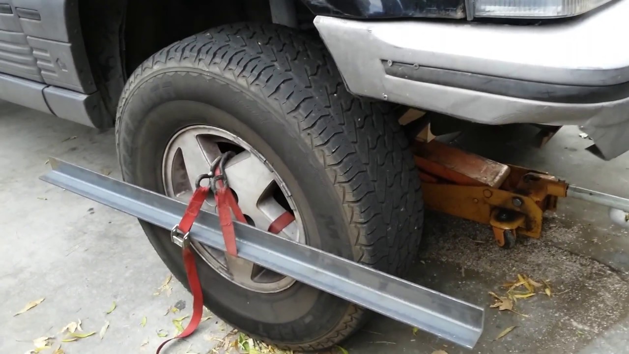 DIY JEEP toe in alignment HOW TO - YouTube