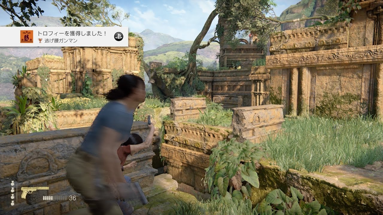 アンチャーテッド 古代神の秘宝 トロフィー攻略 28 取得 逃げ腰ガンマン チャプター4 西ガーツ Youtube