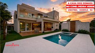 🌿 CASA DOS SONHOS NO COND. PEDRA VERDE MARICÁ | 5 QUARTOS, PISCINA C/ JACUZZI E 1.035m² DE TERRENO!