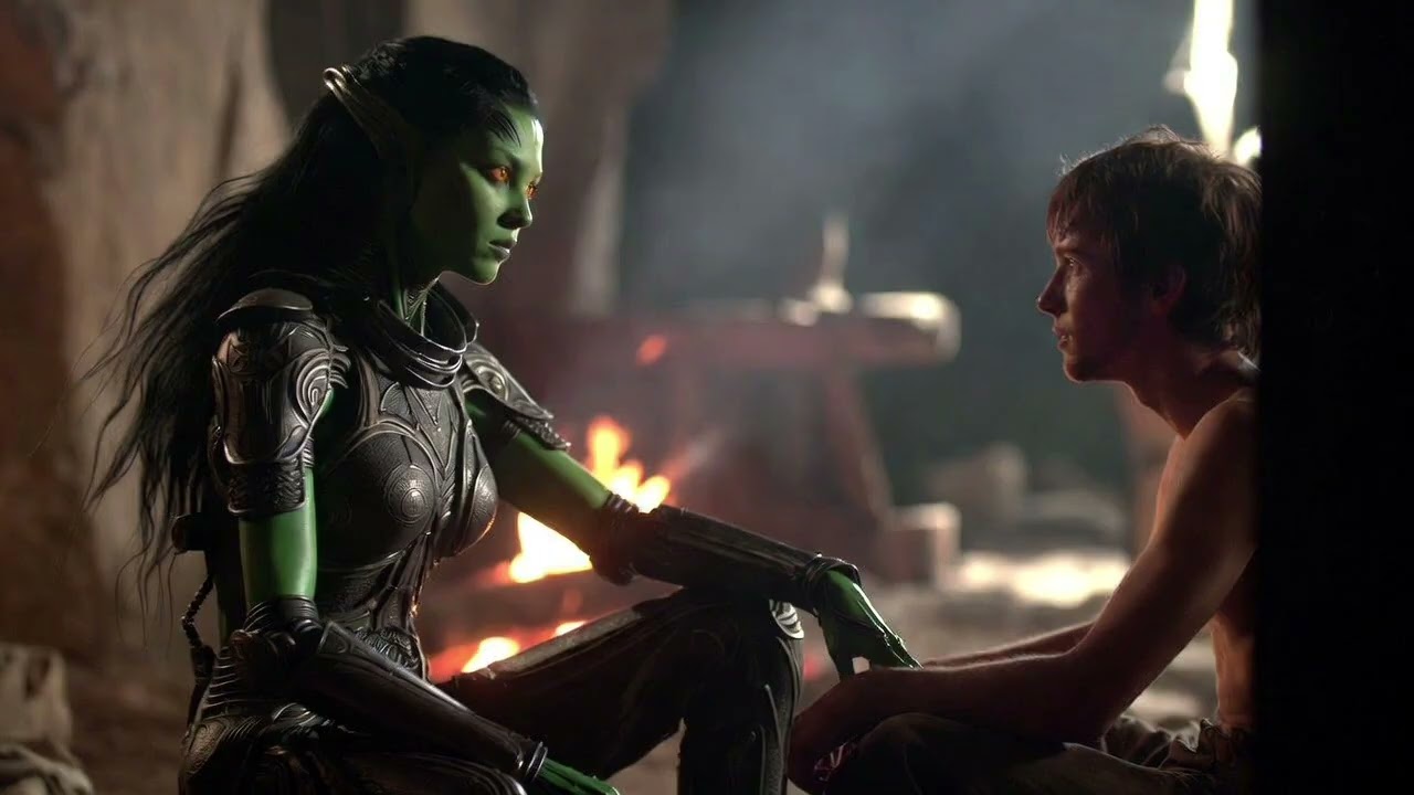 “I Cannot Go Back” — A Human Shared His Fire with a Desperate Orc Princess