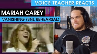 Voice Teacher Reacts to Mariah Carey  Vanishing (SNL Rehearsal 1990)