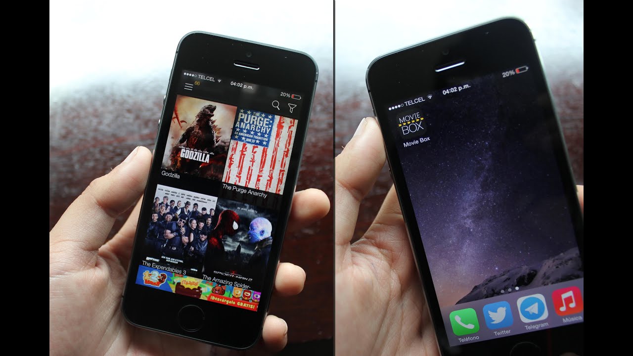 Descargar MovieBox en iOS 8 Sin Jailbreak | iPhone iPod 