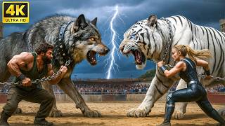 Famous Giant White Tiger vs Alpha Wolf βοΈ Epic Battle for the Throne of the Wild π₯π―πΊ Net Worth