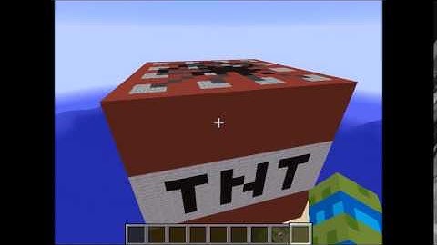 Minecraft: Giant TNT Block! 2744 Blocks of TNT