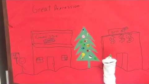 Great Depression sock puppets