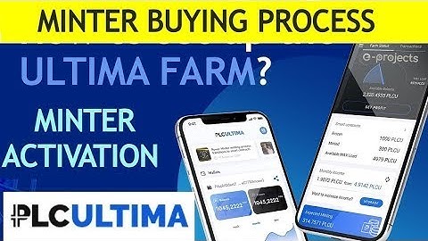 Live Tutorial on How to Buy and Activate your PLCU ULTIMA FARM Minter