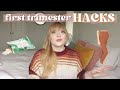 FIRST TRIMESTER ESSENTIALS and must haves! Pregnancy HACKS, UK 2021 | The Ginger Fringe