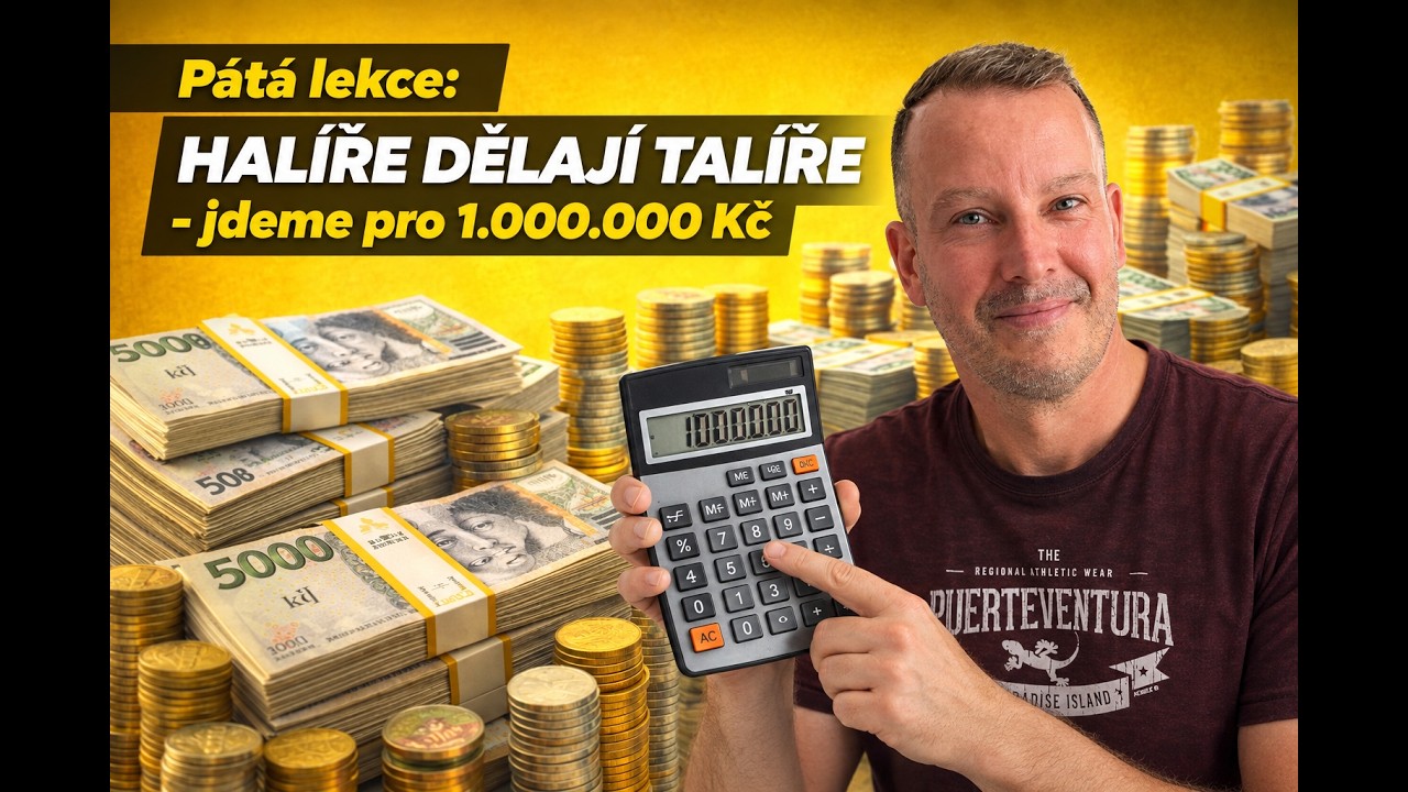 💰 Čtvereček - 5. lekce: Halíře dělají talíře: Reálná cesta k milionu korun (START V 15:00): video thumbnail