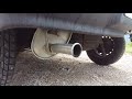 Cranking - Cold flooded start | Exhaust view