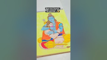 Jai Shri Ram Art! Hanuman Ji Drawing 🕉️✏️ Artist: @sunnyvermaart
