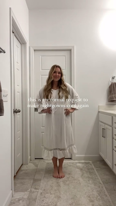 Bring back nightgowns pls #pajamas #amazonfinds #fallfashion #nightgown
