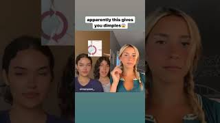 this gives you dimples?!🤯 #shorts