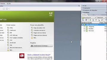 Configurar Sitio Web en Dreamweaver Cs3