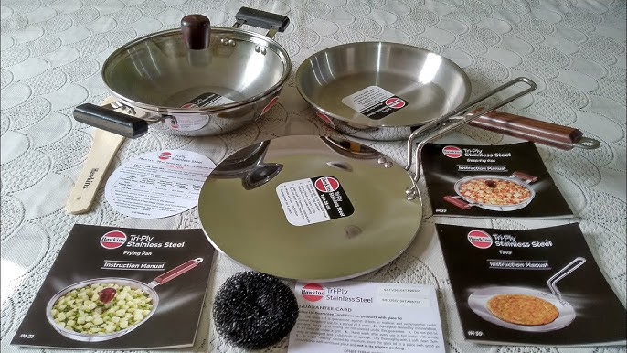  Vinod Cookware 202 Masterchef Cookware Set Silver 4: Home &  Kitchen