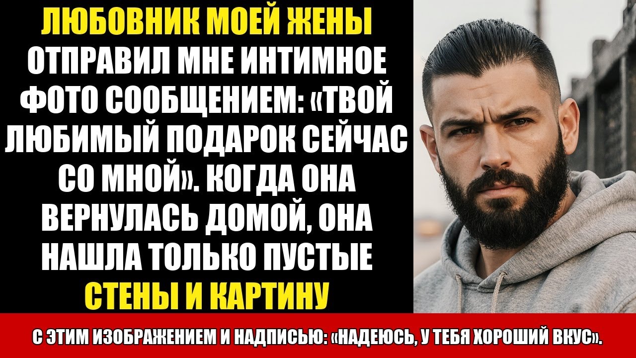 ЛЮБОВНИК МОЕЙ ЖЕНЫ ОТПРАВИЛ МНЕ ИНТИМНОЕ ФОТО СООБЩЕНИЕМ: «ТВОЙ ЛЮБИМЫЙ ПОДАРОК СЕЙЧАС СО МНОЙ...