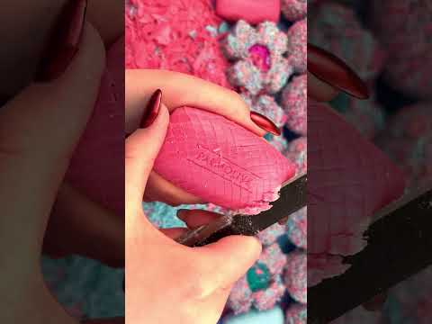 Super satisfying SOAP ASMR | Cutting Soap Cubes #shorts