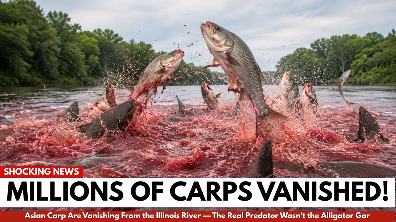 Asian Carp Are Vanishing From the Illinois River -What’s Eating Them Is Far Worse Than Alligator Gar