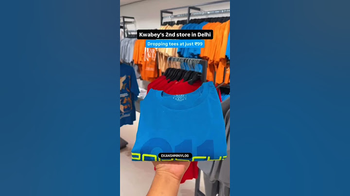 Kwabey’s ₹99 T-Shirt Drop in Delhi 💥 | New Store in Patel Nagar | 3 Days Only!