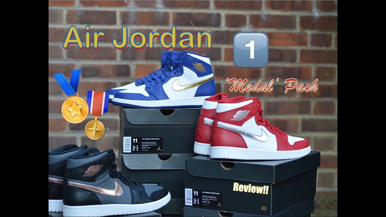 Air Jordan 1 High 'Medal' Pack Review!! YouTube