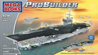 Mega Bloks Instructions | Probuilder | 9795 | Uss Nimitz - YouTube