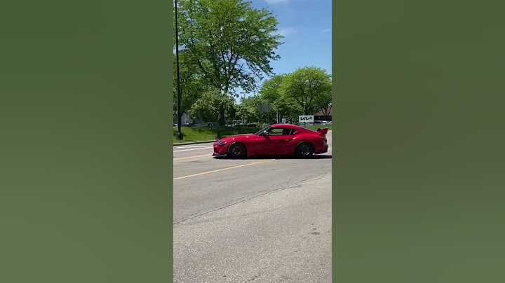 Nasty Big Turbo MK5 Supra Sends It!! Toyota Supra Sounds Amazing Leaving Car Show!