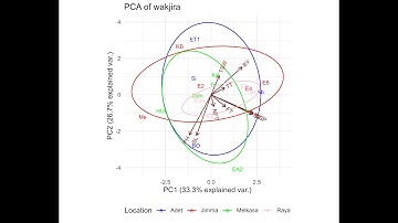 Principal Component analysis (PCA) in R